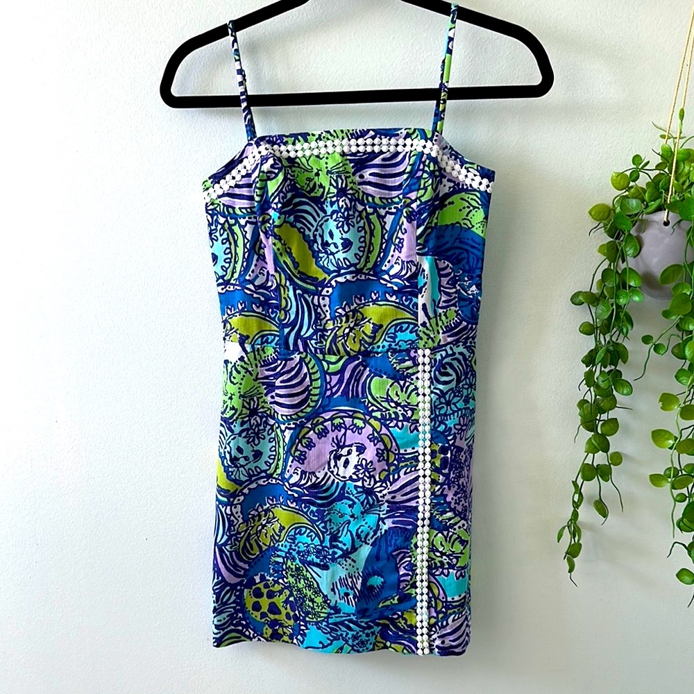 Lilly Pulitzer cats mini dress